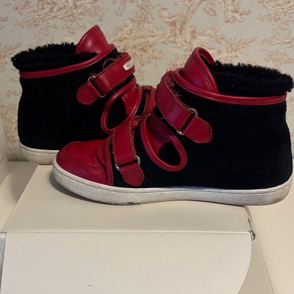 Dolce & Gabbana Kids Vibrant Red Sneakers